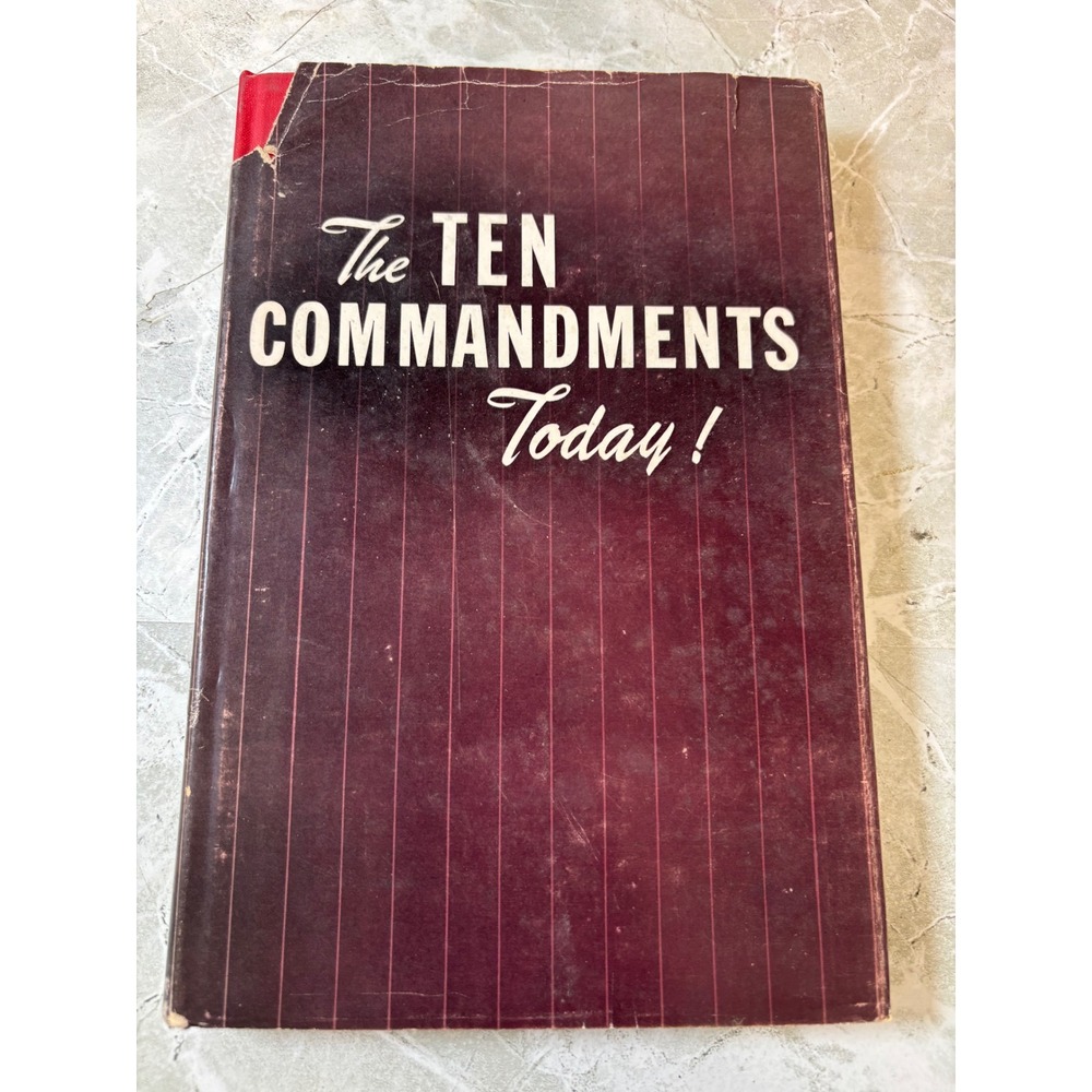 The Ten Commandments Today 1955 Deseret Book Co‎ LDS Spencer W Kimball Vintage
